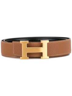 Hermès двусторонний ремень с пряжкой H