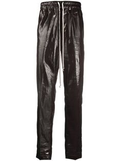Rick Owens patent track trousers