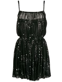 Saint Laurent платье с блестками