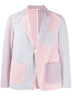 Thom Browne блейзер из сирсакера