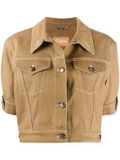 Chloé укороченная куртка
