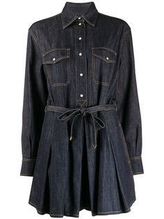 Valentino джинсовое платье мини