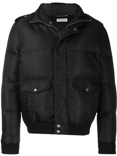 Saint Laurent бомбер-пуховик