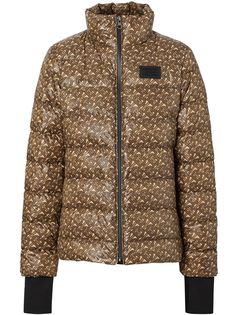 Burberry пуховик с монограммой