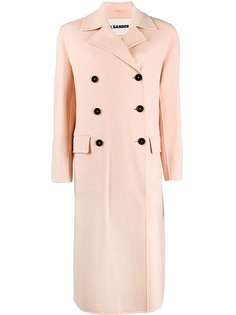 Jil Sander двубортное пальто Lucien