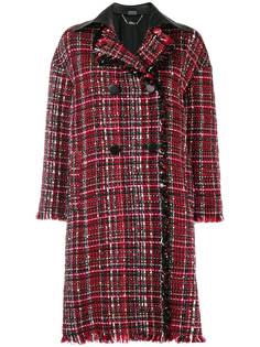 Alexander McQueen double breasted tweed coat