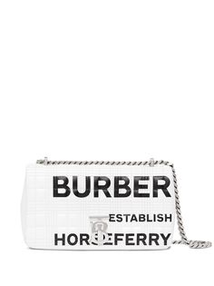 Burberry маленькая стеганая сумка через плечо Lola с принтом Horseferry