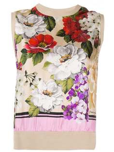 Dolce & Gabbana футболка с цветочным принтом