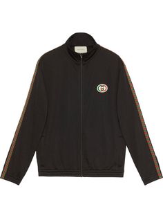 Gucci сетчатая куртка оверсайз с логотипом