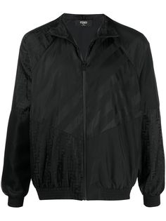 Fendi легкая куртка с контрастными вставками