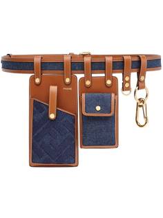 Fendi ремень с логотипом FF