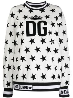 Dolce & Gabbana толстовка GG Queen с принтом