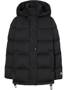 Burberry пуховик с монограммой
