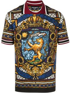 Dolce & Gabbana рубашка-поло с принтом