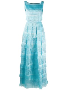 Alberta Ferretti fringed maxi dress