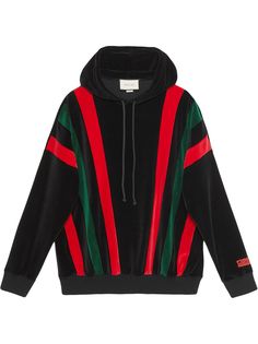 Gucci худи с отделкой Web