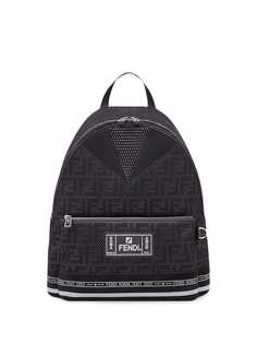 Fendi объемный рюкзак с логотипом FF