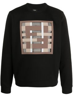 Fendi толстовка с логотипом FF