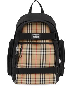 Burberry рюкзак Nevis со вставками в клетку Vintage Check