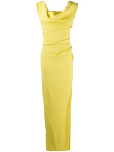 Vivienne Westwood длинное платье с воротником-хомутом