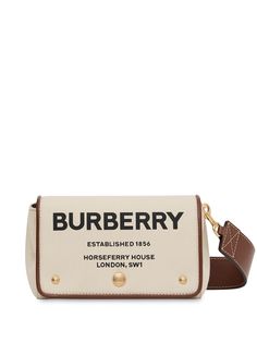 Burberry маленькая сумка через плечо с принтом Horseferry