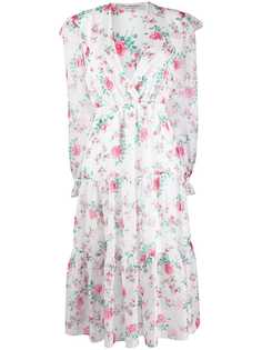 Philosophy Di Lorenzo Serafini платье миди с длинными рукавами и цветочным принтом