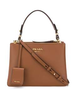 Prada сумка-тоут с двойной молнией