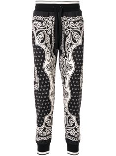 Dolce & Gabbana спортивные брюки с графичным принтом