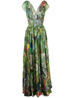 Dolce & Gabbana платье макси с принтом