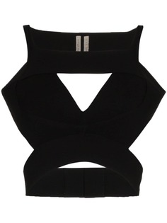 Rick Owens топ с вырезами