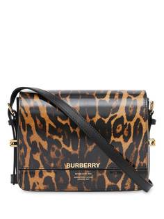 Burberry сумка через плечо Grace с леопардовым принтом