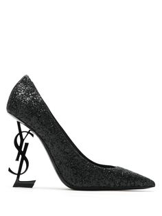 Saint Laurent туфли-лодочки Opyum 110 c блестками