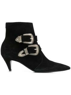 Saint Laurent ботильоны Charlotte 55 с пряжками