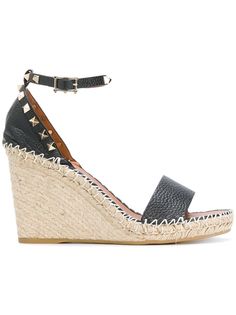 Valentino эспадрильи на танкетке Valentino Garavani Rockstud
