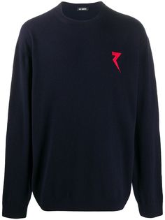 Raf Simons джемпер с нашивкой-логотипом