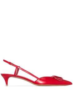 Valentino туфли Garavani 40 с ремешком на пятке и логотипом VLogo