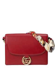 Gucci сумка на плечо среднего размера с платком