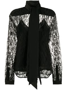 Givenchy кружевной топ