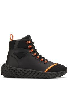 Giuseppe Zanotti фактурные кроссовки на массивной подошве