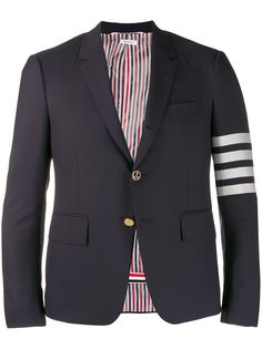 Thom Browne блейзер с полосками 4-Bar