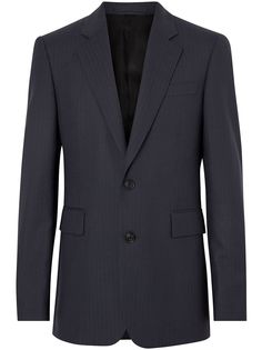 Burberry классический пиджак в тонкую полоску