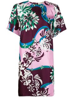 Emilio Pucci платье-трапеция с цветочным принтом