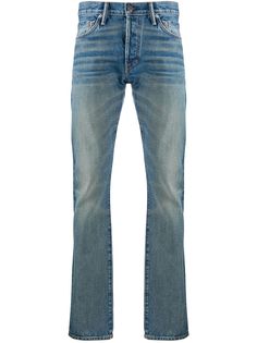 Tom Ford джинсы прямого кроя с эффектом потертости