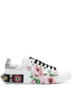 Dolce & Gabbana кроссовки с принтом