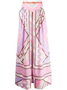 Emilio Pucci плиссированная юбка с поясом