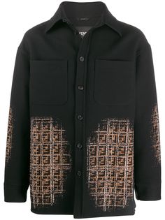 Fendi куртка с логотипом FF