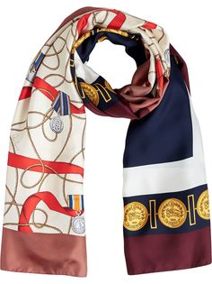 Burberry шарф с архивным принтом