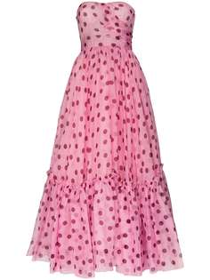 Dolce & Gabbana шифоновое платье без бретелей