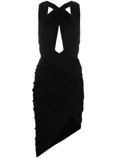 Alexandre Vauthier драпированное платье асимметричного кроя