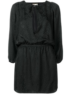 Saint Laurent платье мини с принтом